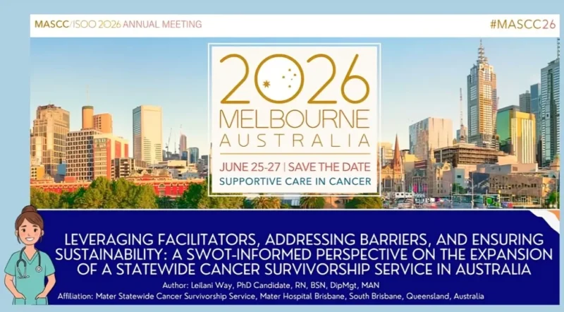 Leilani Way: Excited to Present an Oral ePoster at MASCC 2026 2 Leilani Way