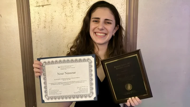 Nour Nassour: Honored to Receive the Rakesh Bidani Resident Award as I End My PGY2