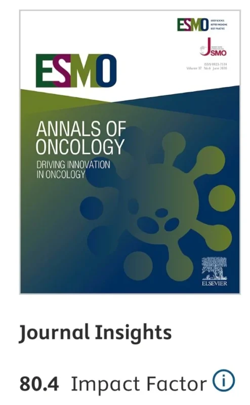 Tom Powles: Impact Factor of 80 Makes Annals of Oncology an Attractive and Efficient Place 2 Tom Powles