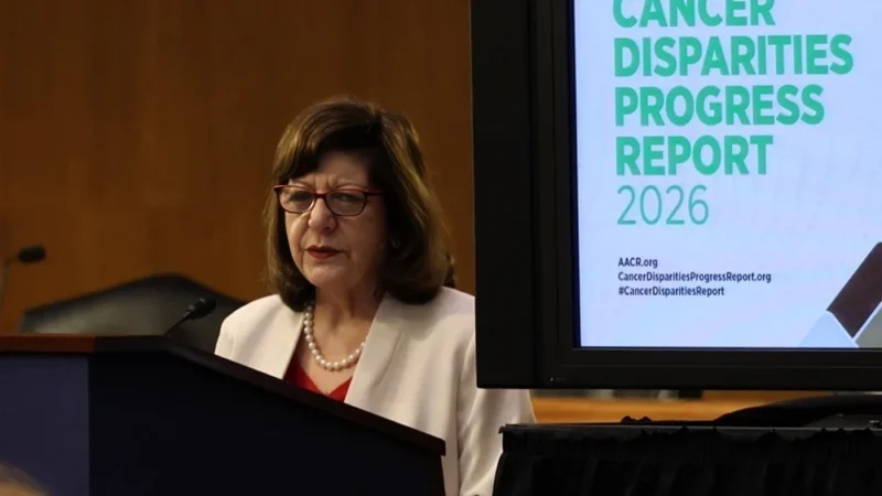 Margaret Foti at Special Briefing on AACR Cancer Disparities Progress Report