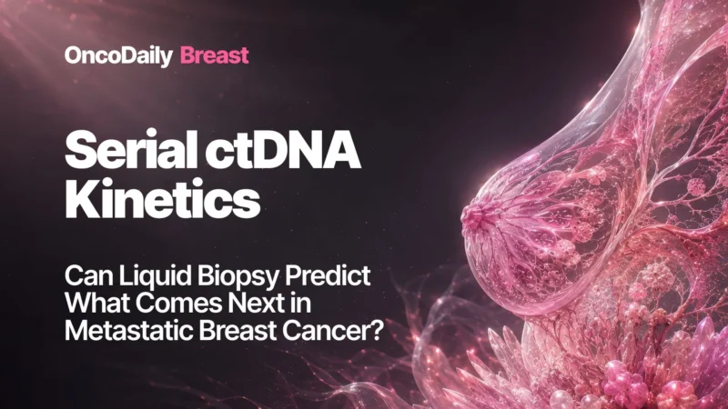 Serial ctDNA Kinetics May Help Predict Outcomes in Metastatic Breast Cancer