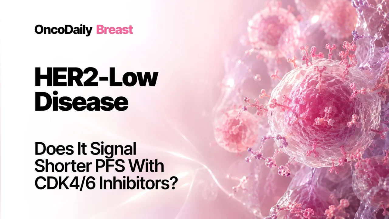 HER2-Low Status Linked to Shorter PFS With First-Line CDK4/6 Inhibitors in HR-Positive Metastatic Breast Cancer