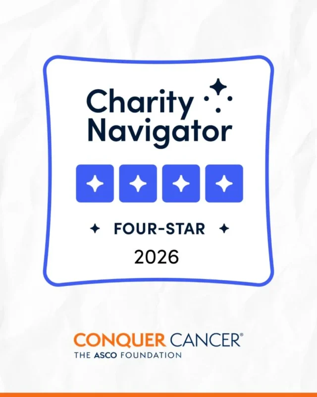 Excited About a 4-Star Rating From Charity Navigator for 2026- Conquer Cancer