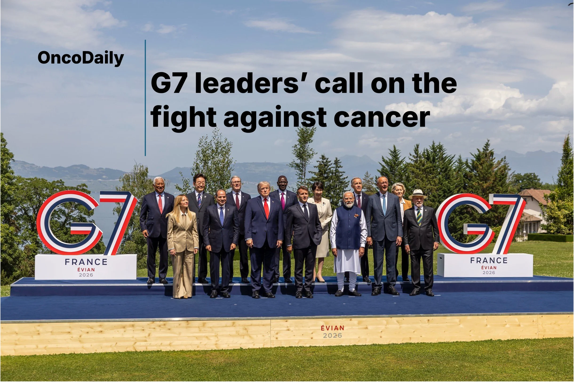 G7 leaders’ call on the fight against cancer