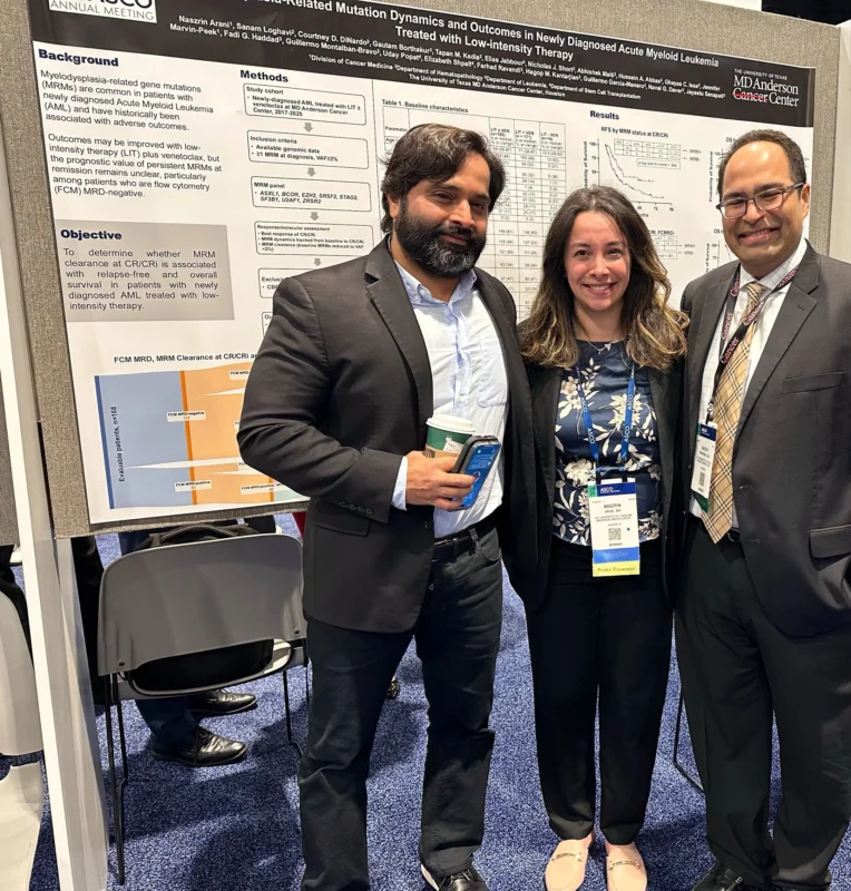 Naveen Pemmaraju: Congratulations to Our Brilliant Naszrin Arani on Presenting Her Poster at ASCO26 2 Naveen Pemmaraju