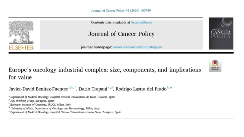 Rodrigo Lastra del Prado: New Article on Europe’s Oncology Industrial Complex 2 Rodrigo Lastra del Prado