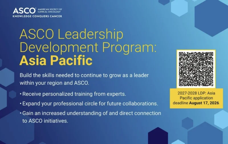 Kevin Chua: Applications Open for ASCO Leadership Development Program Asia Pacific 2 Kevin Chua: Applications Open for ASCO Leadership Development Program Asia Pacific