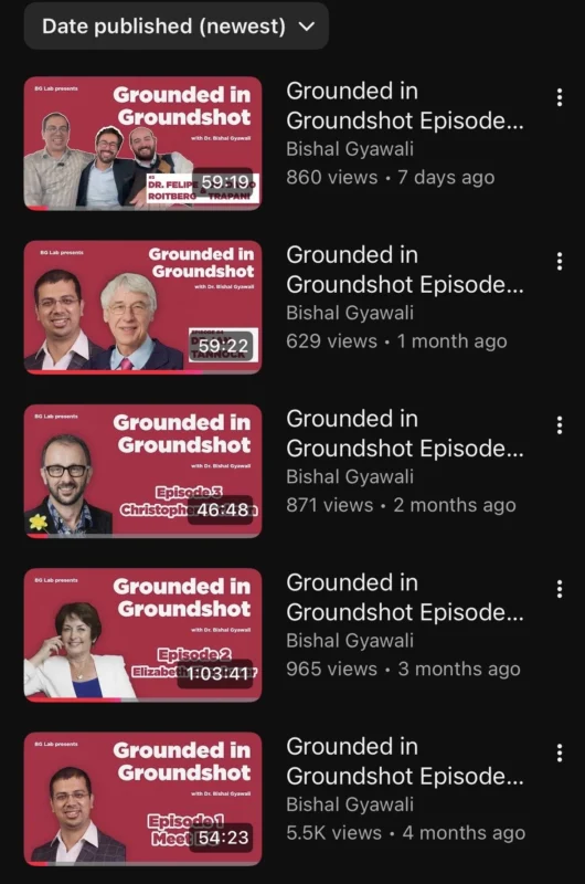 Bishal Gyawali: Educational Oncology Discussions on the Grounded in Groundshot Podcast 2 Bishal Gyawali: Educational Oncology Discussions on the Grounded in Groundshot Podcast