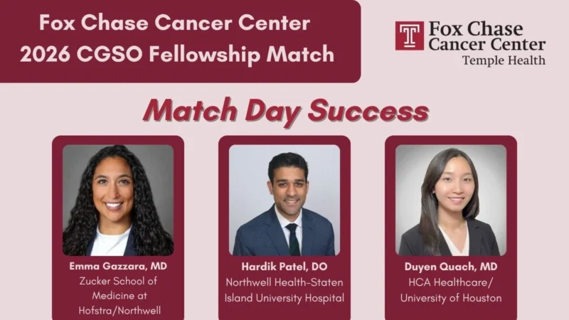 Sanjay S. Reddy: Congratulations to Newly Matched Surgical Oncology Fellows