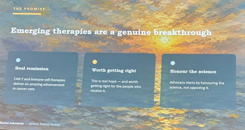 Darcy Burbage: Excellent Plenary on ‘Acute Toxicities of Immune and Cell-Based Therapies’ at MASCC26