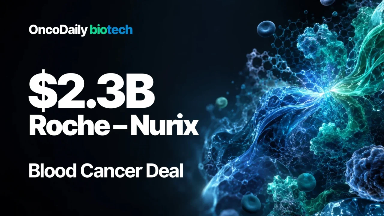 Roche–Nurix $2.3 Billion Deal for BTK Degrader Bexobrutideg in Blood Cancers