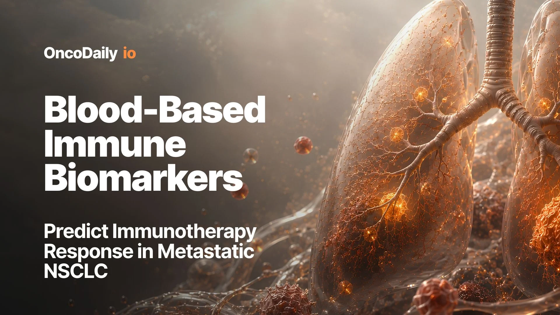 Blood-Based Immune Biomarkers Predict Immunotherapy Response in Metastatic NSCLC