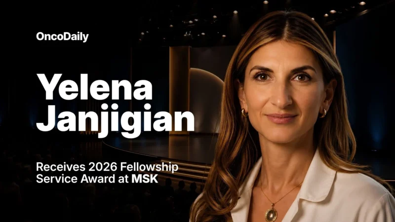 Yelena Janjigian Receives 2026 Fellowship Service Award at MSK