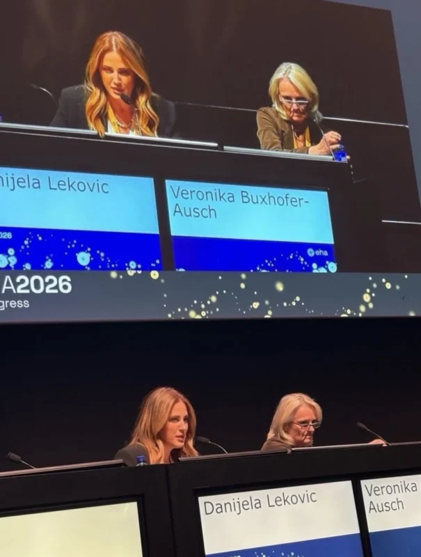 Danijela Lekovic: Privilege to Chair an Inspiring MPN Session at EHA 2026 2 Danijela Lekovic: Privilege to Chair an Inspiring MPN Session at EHA 2026
