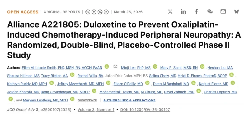 Narjust Florez: Our Alliance A221805 Trial Published in JCO Oncology Advances 2 Narjust Florez: Our Alliance A221805 Trial Published in JCO Oncology Advances