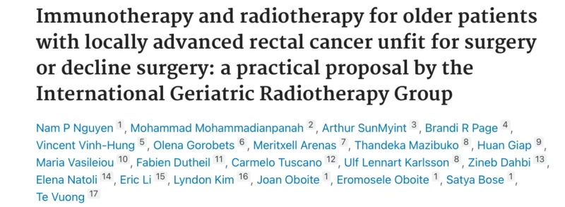 Zineb Dahbi: New Advances in Rectal Cancer Radiotherapy Research