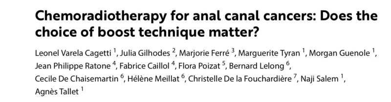Does Boost Technique Matter in Chemoradiotherapy? – Journal of Contemporary Brachytherapy