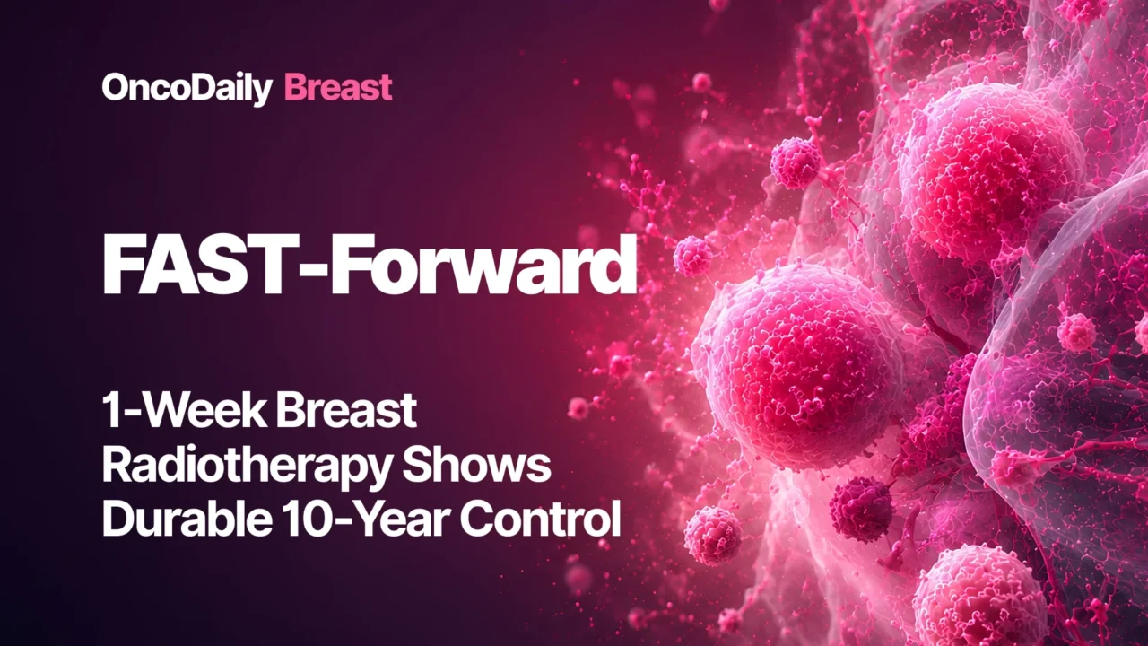FAST-Forward 10-Year Results Support 1-Week Breast Radiotherapy As Standard Of Care