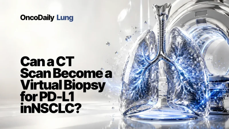 Can a Routine CT Scan Predict PD-L1 Expression in Metastatic NSCLC?