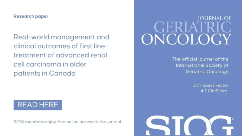 How Are Older Patients With Metastatic Renal Cell Carcinoma Managed in Real-World Practice? – SIOG