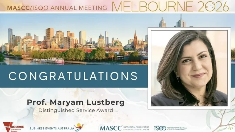 Maryam Lustberg Receives the 2026 MASCC Distinguished Service Award