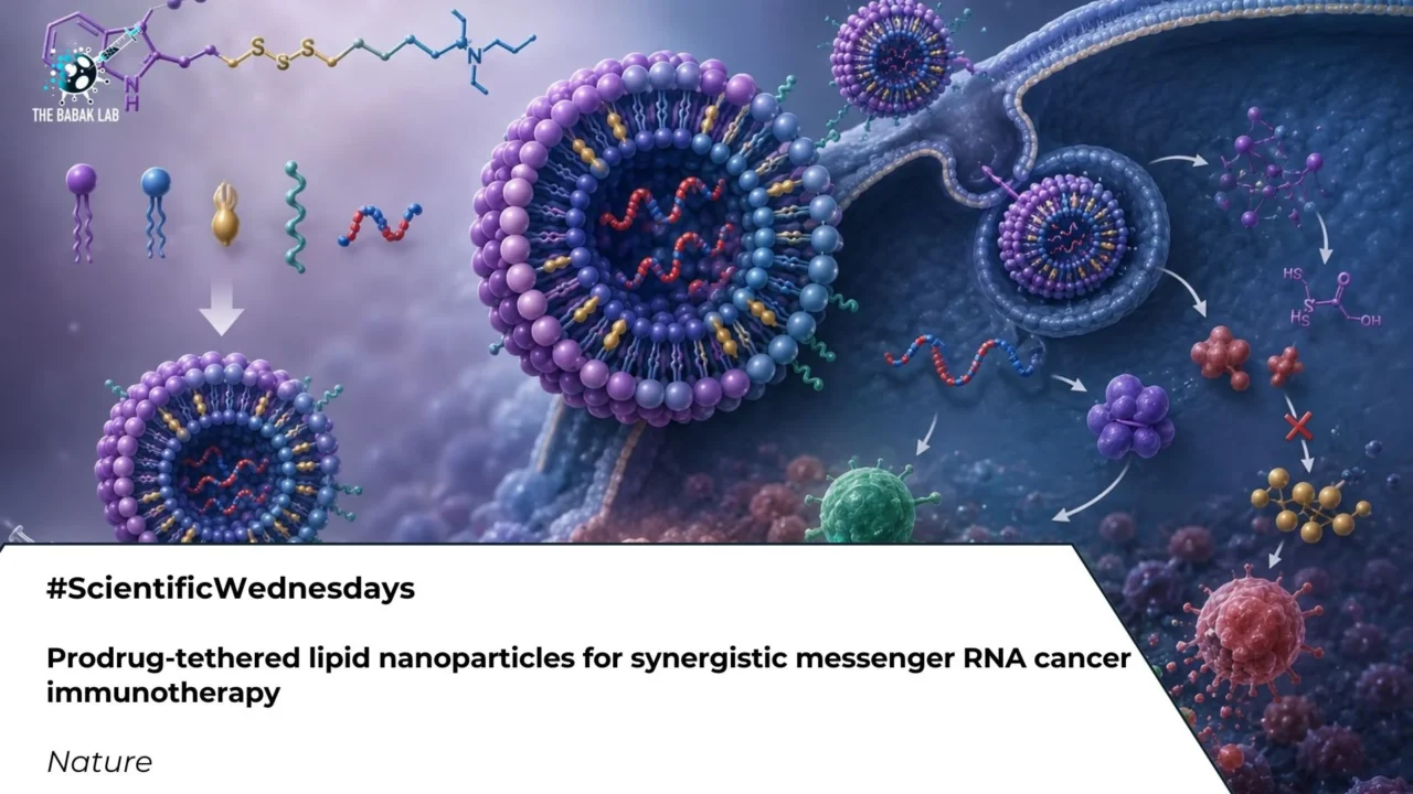 Prodrug-Tethered LNPs for Synergistic mRNA Cancer Immunotherapy – The Babak Lab