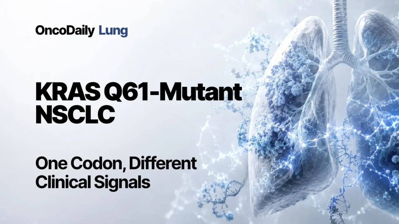 KRAS Q61-Mutant NSCLC Shows Distinct Molecular Patterns and Better Outcomes With Immunotherapy-Based Regimens