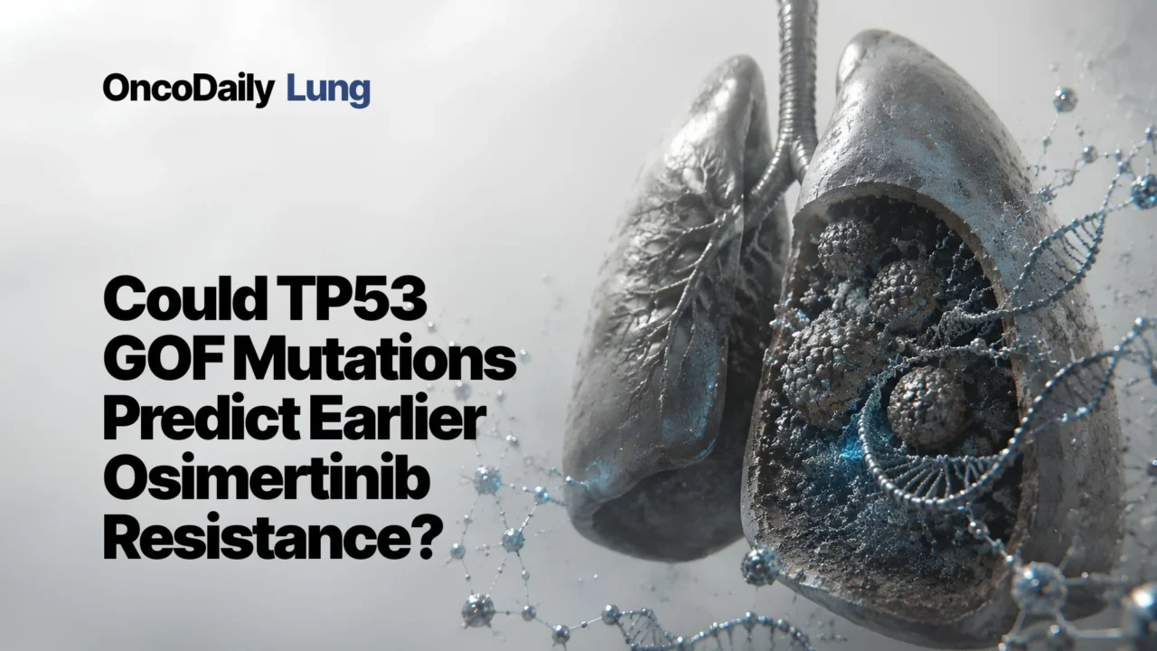 TP53 Gain-of-Function Mutations May Signal Early Osimertinib Resistance in EGFR-Mutant NSCLC