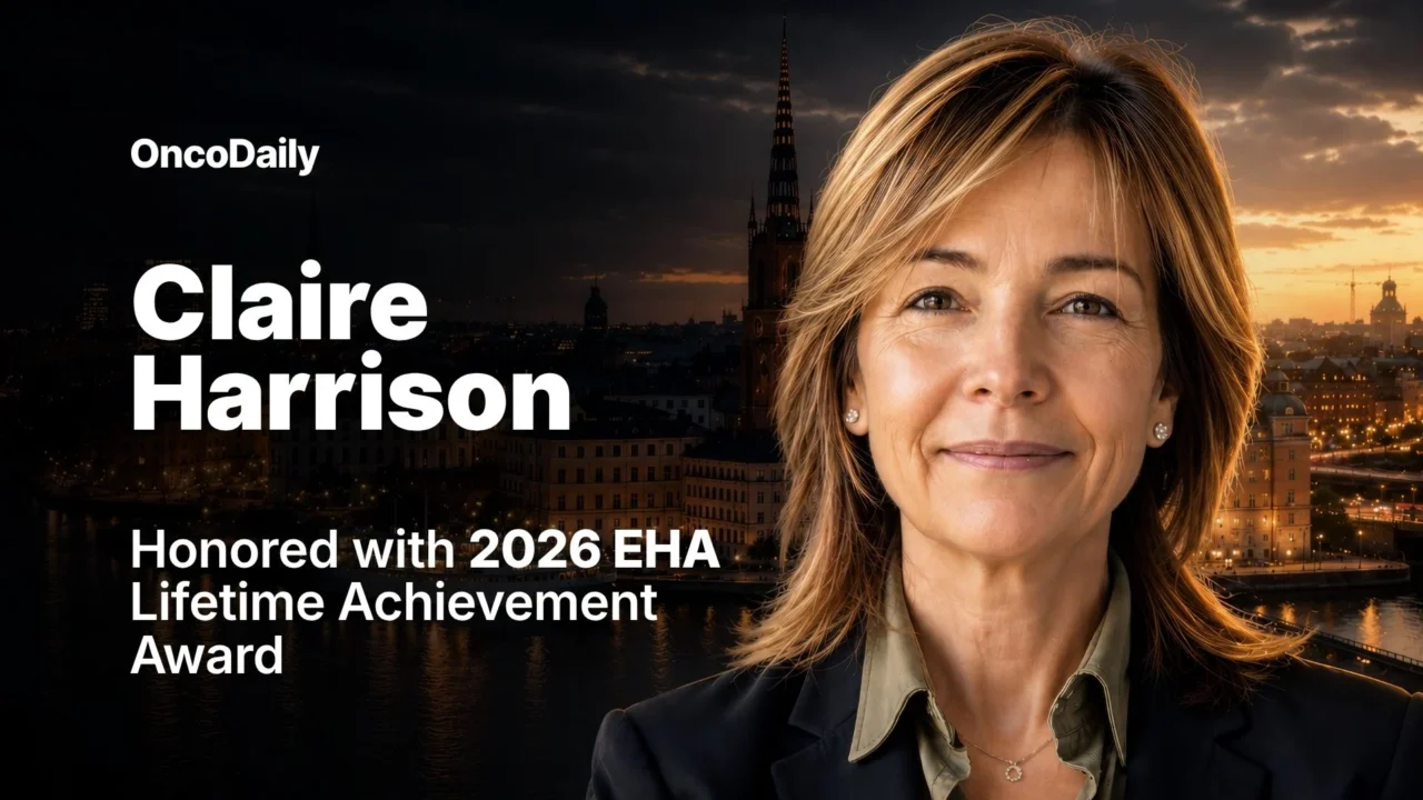 Prof. Claire Harrison Honored with 2026 EHA Lifetime Achievement Award