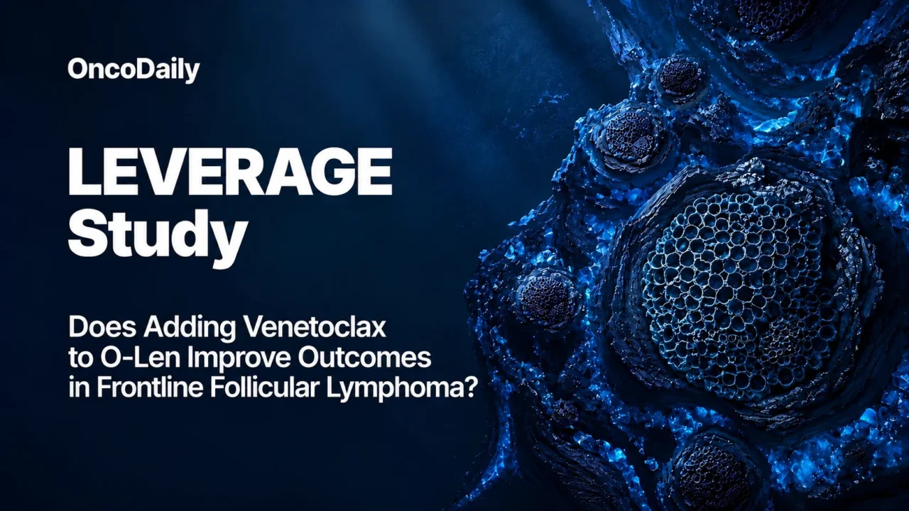 LEVERAGE Study: What Does Venetoclax Add to Obinutuzumab-Lenalidomide in Frontline Follicular Lymphoma?