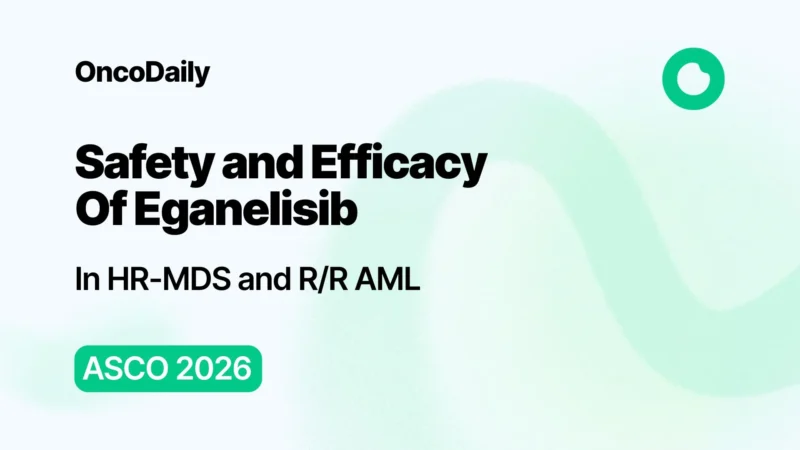 Phase I Study of Eganelisib Supports PI3Kγ as a Therapeutic Target and Potential Biomarker in AML and HR-MDS
