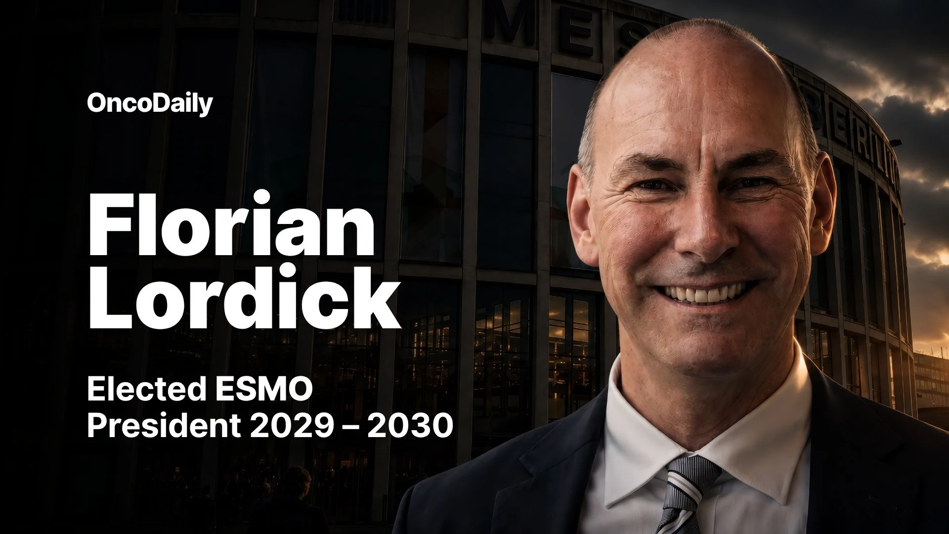 Florian Lordick Elected ESMO President 2029–2030
