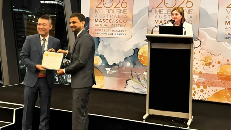Rahul Kumar: Fortunate to Receive the MASCC Conference Scholarship Award