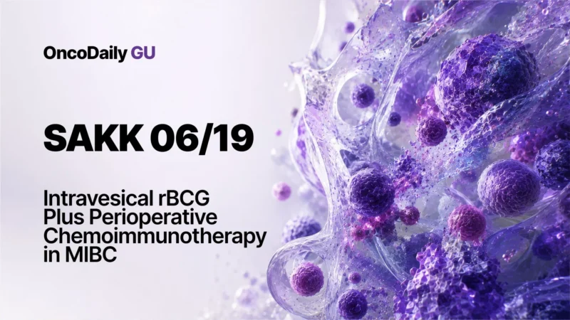 SAKK 06/19: Intravesical rBCG Added to Chemoimmunotherapy in Muscle-Invasive Bladder Cancer