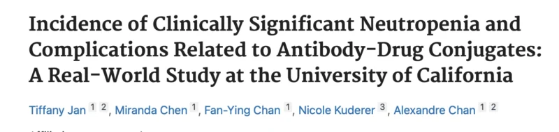 Alexandre Chan: Real-World Safety of Antibody–Drug Conjugates