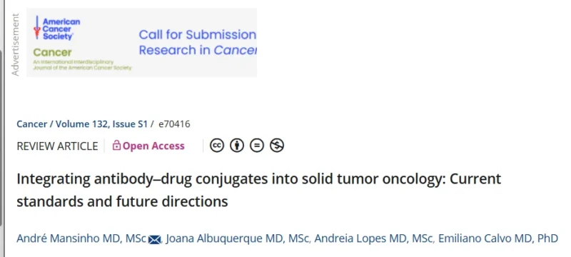 André Mansinho: Integrating Antibody-Drug Conjugates into Solid Tumor Oncology