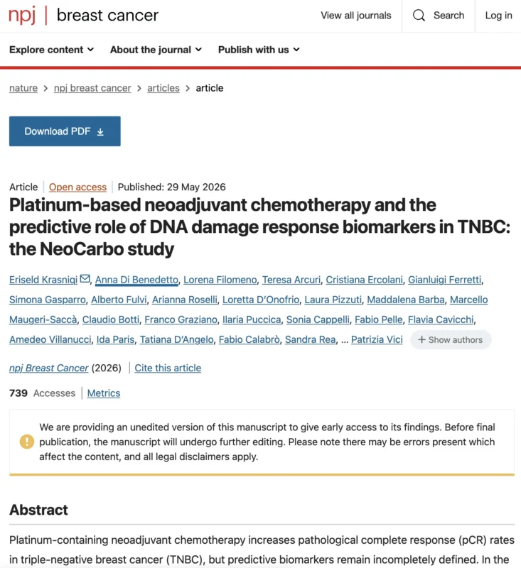 Breast Cancer Research Highlights: Key Publications From May 29 To June 5, 2026 4 Breast Cancer Research Highlights: Key Publications From May 29 To June 5, 2026