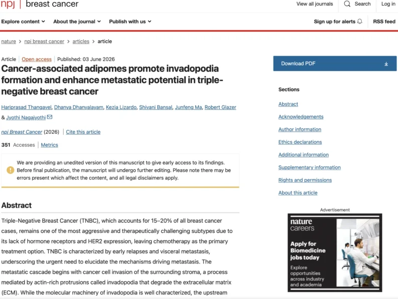 Breast Cancer Research Highlights: Key Publications From May 29 To June 5, 2026 9 Breast Cancer Research Highlights: Key Publications From May 29 To June 5, 2026