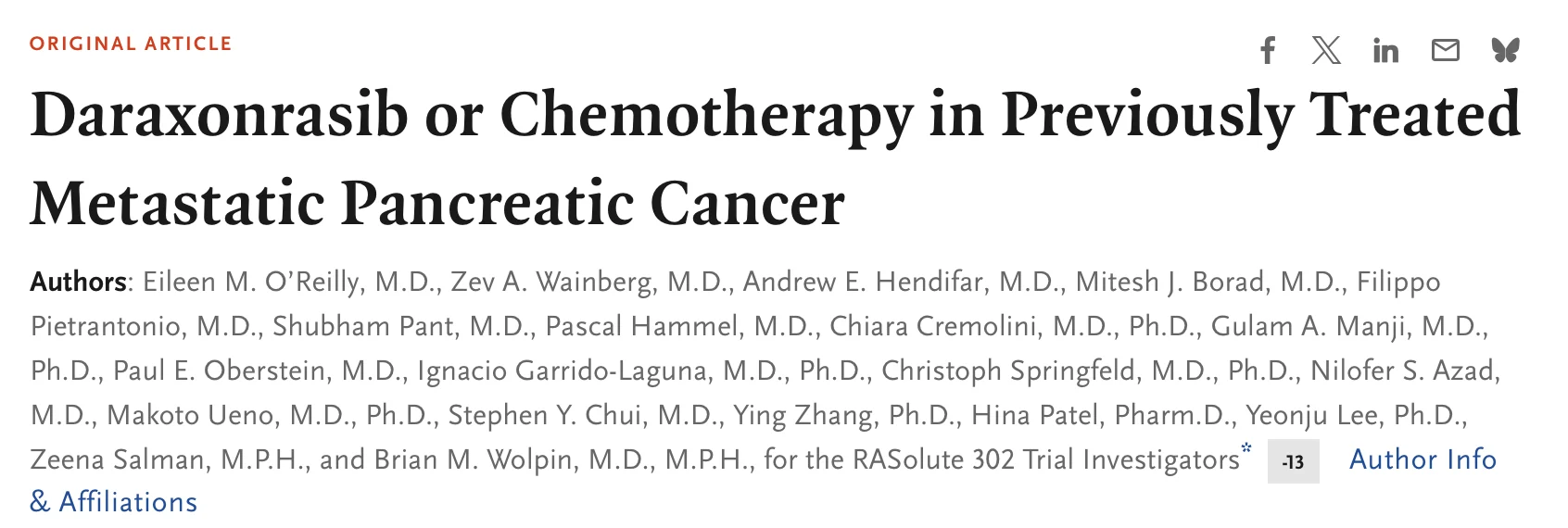 Daraxonrasib Confirms Phase 3 Benefit in Pancreatic Cancer - The Babak Lab 2 Daraxonrasib Confirms Phase 3 Benefit in Pancreatic Cancer - The Babak Lab