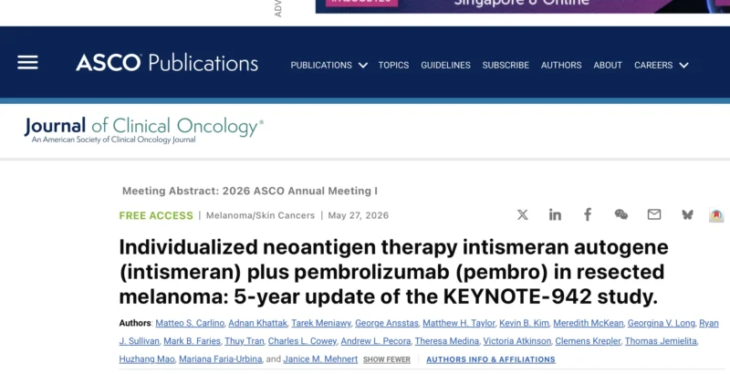 Marco Donia: Melanoma at ASCO 2026 - A Mature Field Moving Toward Precision 2 Marco Donia: Melanoma at ASCO 2026 - A Mature Field Moving Toward Precision
