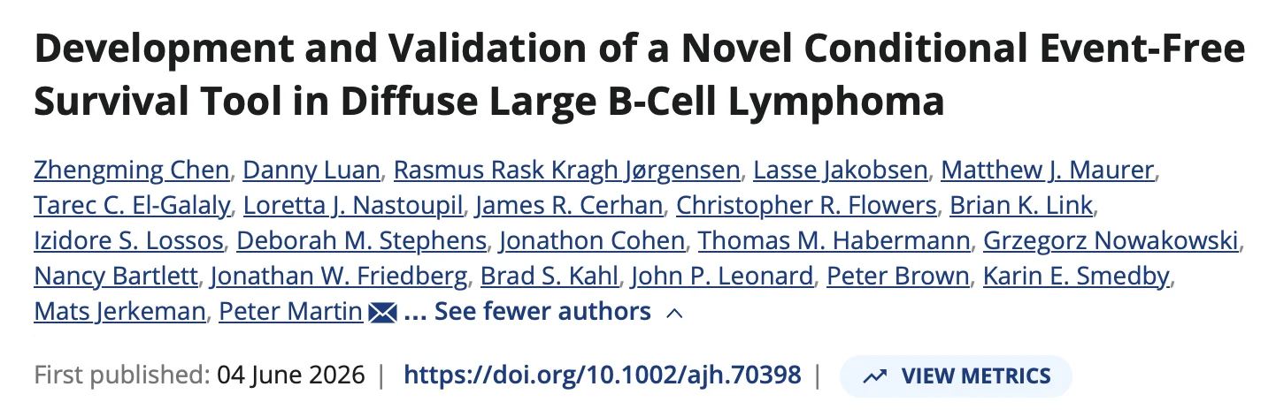 Yan Leyfman: How Does a Patient's Risk of Relapse Change After Achieving Remission in DLBCL? 2 Yan Leyfman: How Does a Patient's Risk of Relapse Change After Achieving Remission in DLBCL?