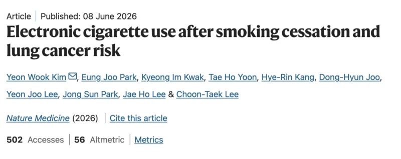 Yago Garitaonaindia: Vaping After Quitting Raises Lung Cancer Risk 2 Yago Garitaonaindia
