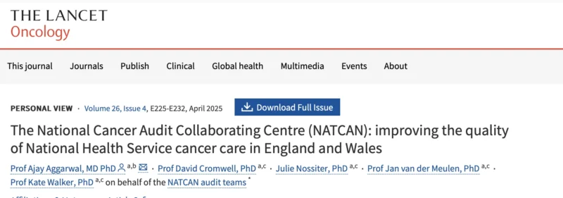 Ajay Aggarwal Concludes His Role as Clinical Director of the NHS Cancer Audit Programme 2 Ajay Aggarwal Concludes His Role as Clinical Director of the NHS Cancer Audit Programme