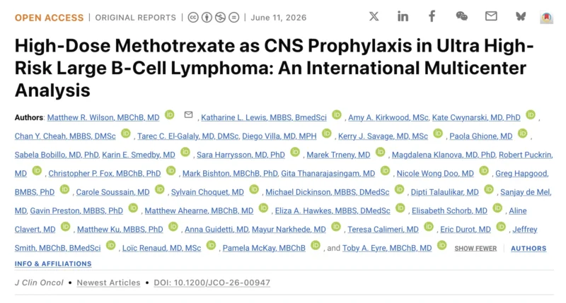 Pam Mckay: International Practice Changing Study - the End of HD MTX for CNS Prophylaxis? With Toby Eyre 2 Pam McKay, Toby Eyre