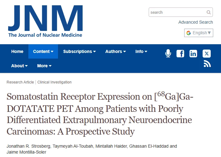 Thor Halfdanarson: Stop Ordering Routine SSTR PET Scans in Extrapulmonary NEC Patients