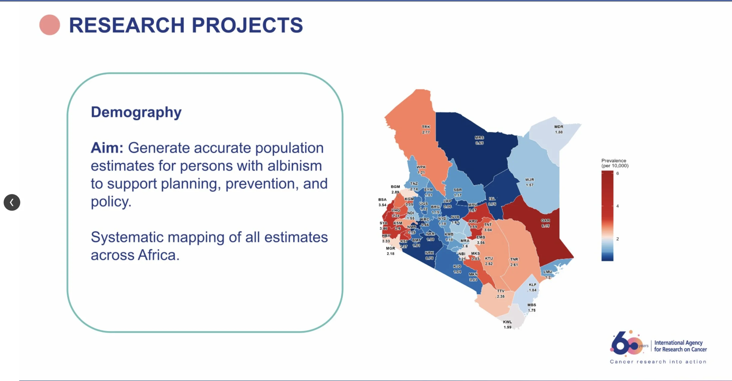 Reducing Cancer Risk for People With Albinism Through Research and Collaboration - IARC