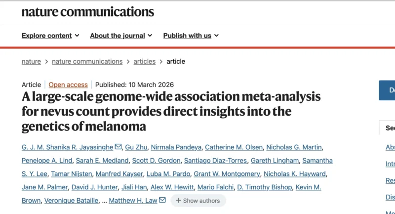 George Kumar: What Moles (Nevi) Can Teach Us About Melanoma Risk