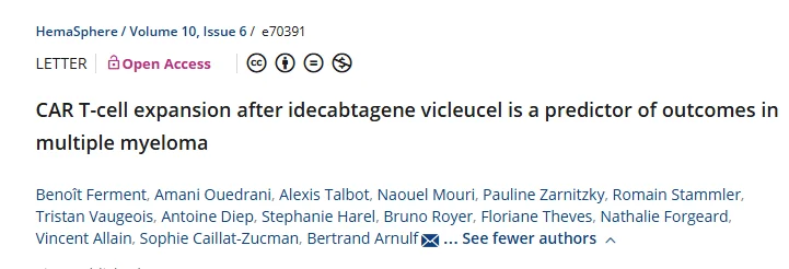Myeloma Paper of the Day, June 22nd Suggested by Robert Orlowski