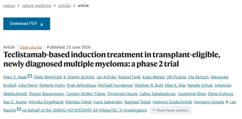 Myeloma Paper of the Day, June 26th Suggested by Robert Orlowski