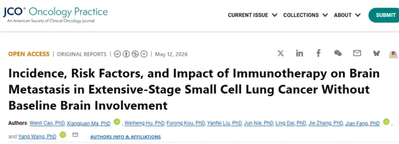 Joaquín Cabrera Rodríguez: PD-L1 Inhibitors Fail to Reduce Brain Metastasis Risk in ES-SCLC
